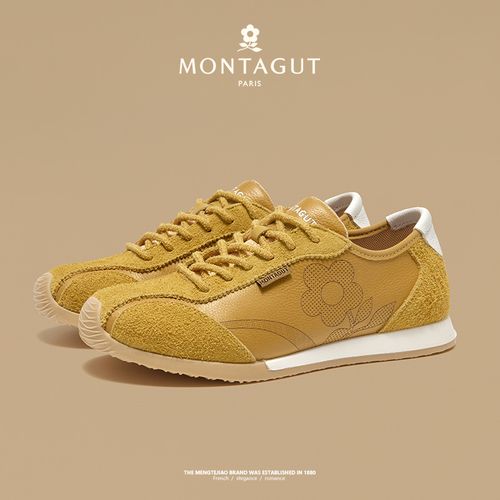 梦特娇男士春季新款日常运动舒适时尚百搭休闲轻便防滑减震阿甘鞋主图