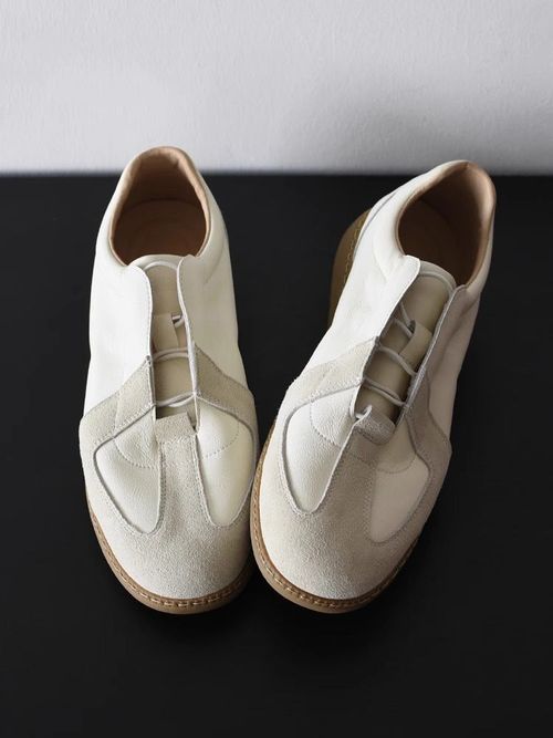 圆头平底德训鞋系带夏季潮款板鞋男女通勤休闲鞋透气复古经典男鞋主图