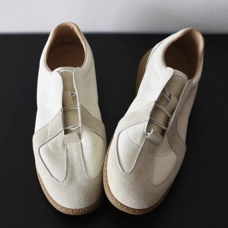 圆头平底德训鞋系带夏季潮款板鞋男女通勤休闲鞋透气复古经典男鞋