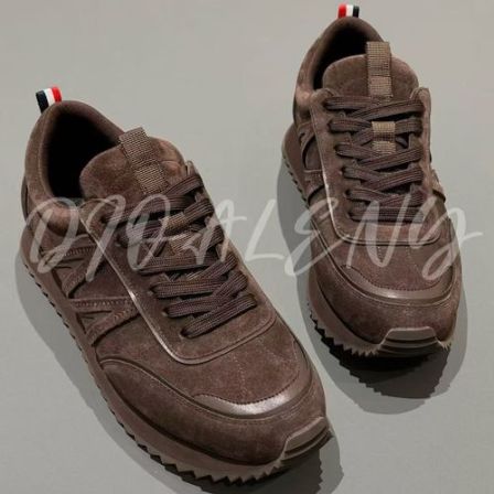 【帅老板】9115冬季轻奢男士高品质百搭复古拼色休闲运动鞋