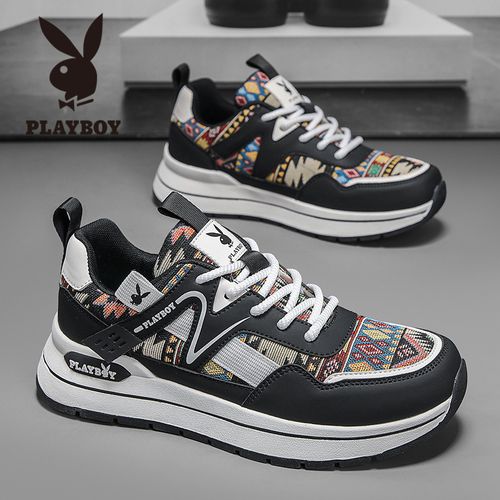 男鞋2026新款国潮刺绣软底运动青少年百搭休闲鞋主图