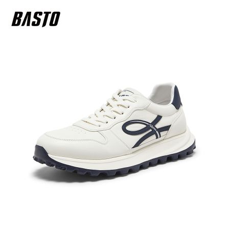 百思图2026春季新款商场同款阿甘鞋时尚复古运动男鞋26750AM6