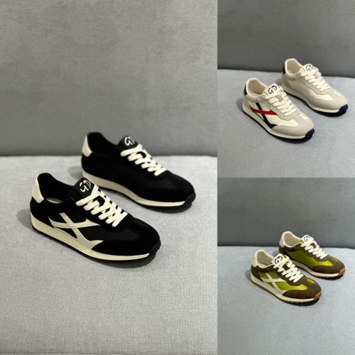 男士爆款复古拼接休闲运动阿甘鞋JDG95167主图