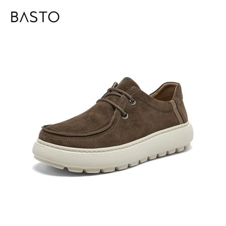 百思图2026春季新款商场同款板鞋时尚户外休闲运动男鞋90212AM6