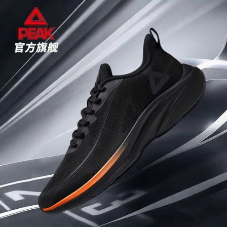 匹克轻逸软弹跑步鞋网面慢跑舒适休闲男网面减震跑鞋-DH320407