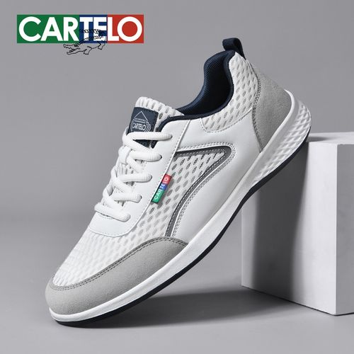 男鞋2026新款夏季透气网面运动鞋男士跑步户外旅游休闲小白鞋男款主图