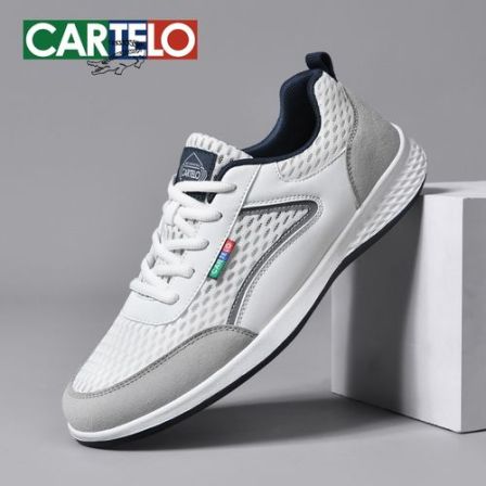 男鞋2026新款夏季透气网面运动鞋男士跑步户外旅游休闲小白鞋男款