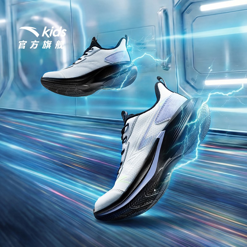 云行跑鞋黑武士安踏儿童男女童2026春夏季减震防滑耐磨轻盈运动鞋主图