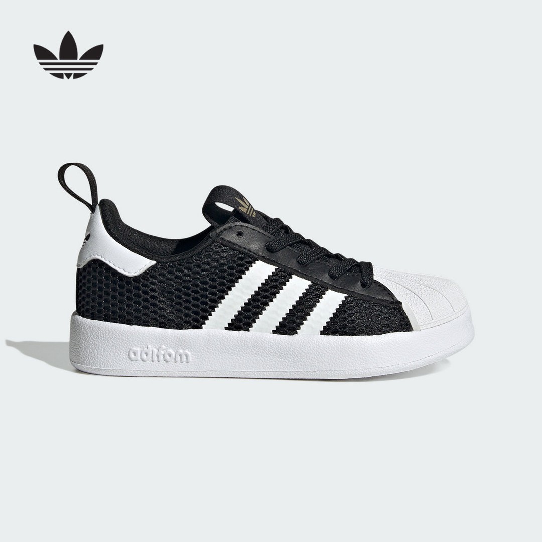 adidas/阿迪达斯大网眼透气贝壳头软底休闲运动鞋JR7411 JR7414主图