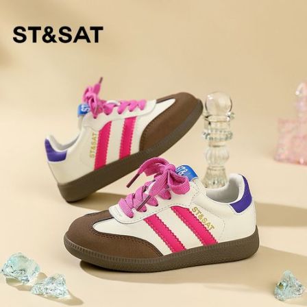 St&Sat/星期六【马卡龙】春季透气鞋子新款儿童休闲德训鞋防滑透气