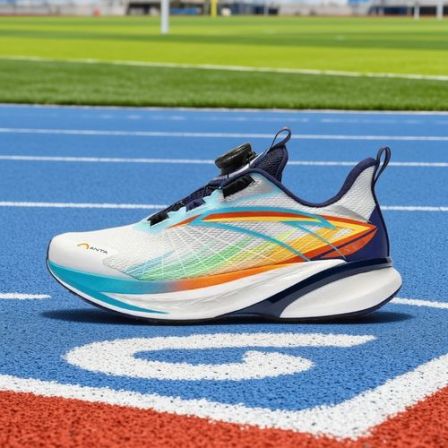 骇浪4安踏儿童男大童跑鞋2026年新款防滑耐磨时尚校园跑童鞋-bk