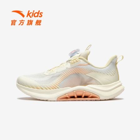 安踏儿童运动鞋女童春季新款透气跑鞋防滑耐磨舒适校园跑鞋-zb