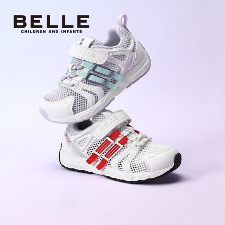 【追风】百丽儿童夏季新品运动户外网面透气防滑阿甘鞋潮流RK0587