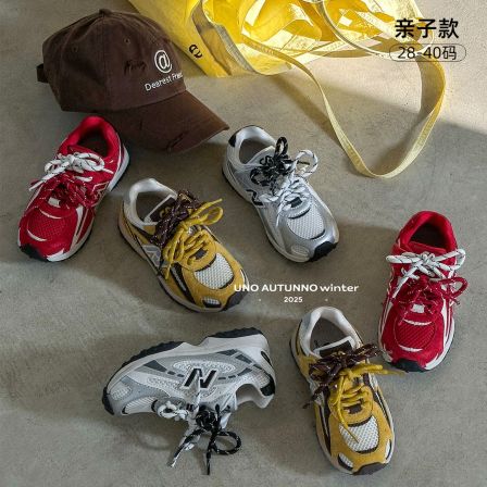 「麦麦秋」女中大童运动鞋亲子款休闲鞋网面跑步鞋BN26003