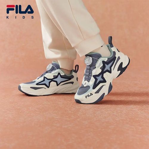 FILA斐乐儿童鞋春季新款北极星跑鞋男大童防撞运动鞋K55B611104F主图