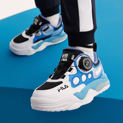 【多彩闪灯】FILA斐乐儿童(品质童装)男小童时尚运动鞋K14B341602F主图