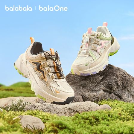 【balaOne】巴拉巴拉童鞋儿童运动鞋男女童舒适款春秋防滑户外鞋