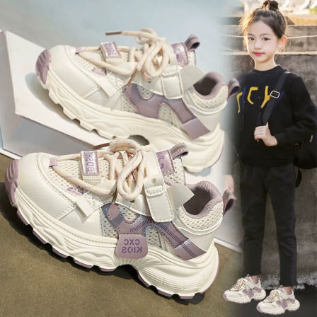 官网C&K女童鞋子2026春季儿童轻便软底运动鞋中大童女孩爆款老爹