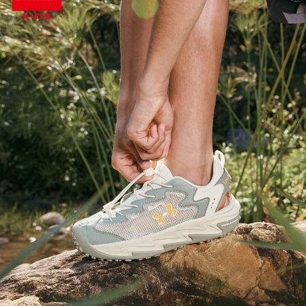 安德玛童鞋男女童休闲鞋夏季新款儿童凉鞋透气户外镂空凉鞋跑鞋