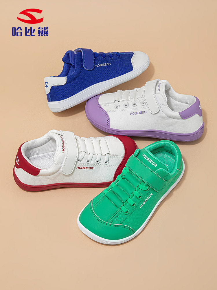 【烈儿38女神节】哈比熊儿童宽楦赤足鞋W143160010主图