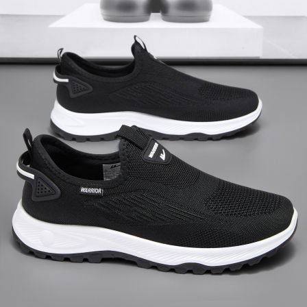 回力官方旗舰店一脚蹬男鞋2026新款透气老北京布鞋爸爸老人鞋子男