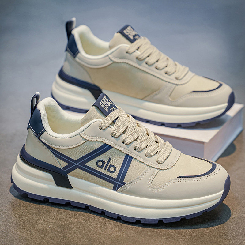 阿甘男鞋2026新款春季防滑耐磨增高软底百搭休闲跑步运动老爹潮鞋主图