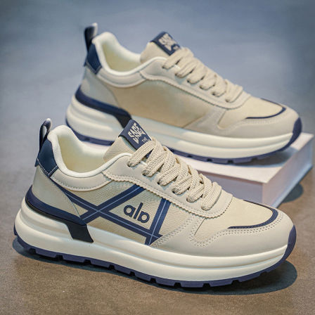 阿甘男鞋2026新款春季防滑耐磨增高软底百搭休闲跑步运动老爹潮鞋