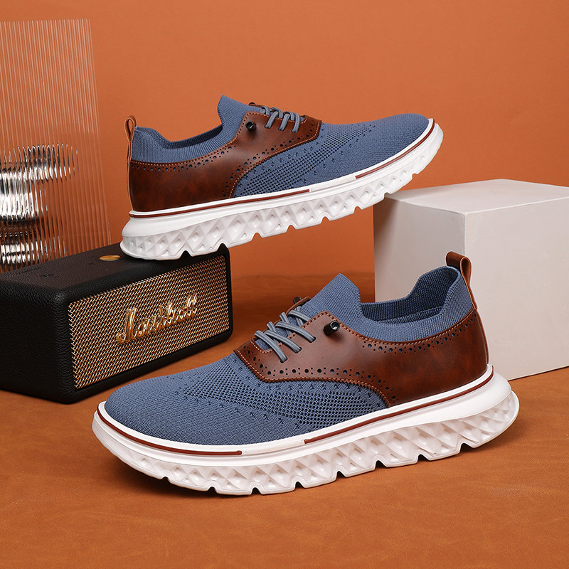 张凯丽老人鞋男防滑软底舒适男鞋2026新款爸爸鞋中老年舒适运动鞋主图