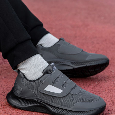 张凯丽老人鞋男防滑软底2026新款春季爸爸鞋中老年舒适男士运动鞋