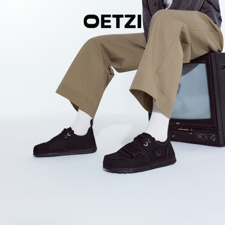 【胡可专享】OETZI冰人奥兹平底休闲板鞋男士百搭丑萌鞋帆布女鞋