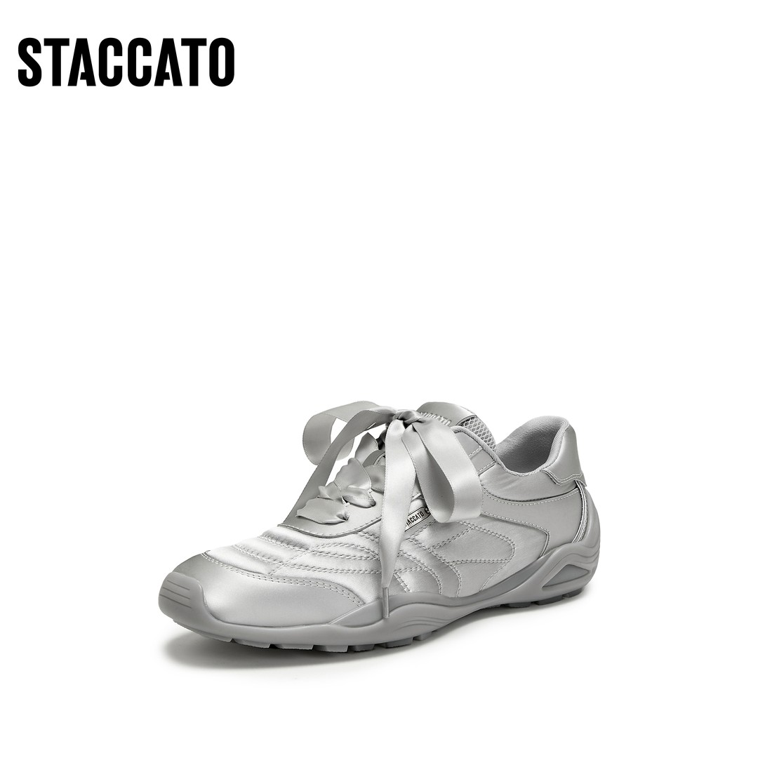 思加图2026春季新款甜酷德训鞋厚底运动休闲鞋透气女鞋子S7557AM6主图