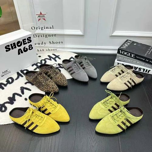 广州欧货【蜂蜜罐】早春3cm勃肯尖头洋气轻奢彩色包头拖6305主图