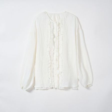 JW/静稳2026新品设计感宽松减龄时尚休闲小众减龄衬衣6660065