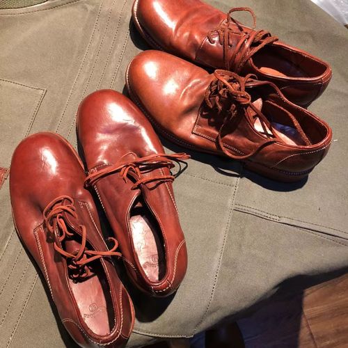 手工女士复古单鞋休闲舒适英伦风德比马皮鞋主图