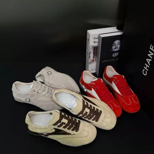 【超好版本】2026羊皮复古透气休闲鞋运动阿甘鞋女德训鞋1827-316主图