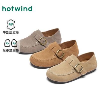 热风户外两穿勃肯单鞋2026年春季新款女士一脚蹬勃肯鞋H15W26113