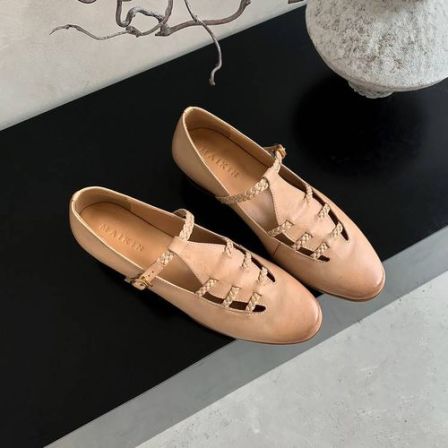 TING手工鞋~2026春季新款时髦百搭单鞋K1019