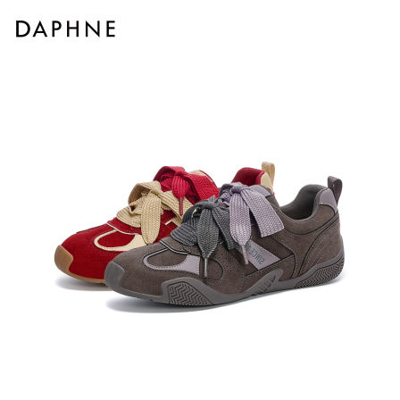 【宋茜代言】达芙妮2025年秋冬新款时尚百搭潮流舒适轻便休闲德迅鞋