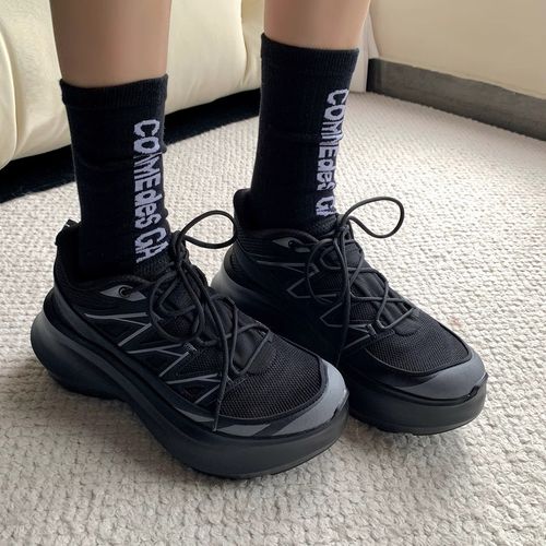 【6厘米】运动休闲鞋透气轻盈百搭增高厚底小白鞋2026新款老爹鞋主图