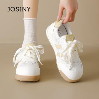 卓诗尼内增高德训鞋女款2026新款网面透气休闲运动鞋厚底面包女鞋