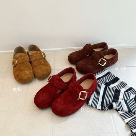 615-52复古软底一脚蹬勃肯女鞋