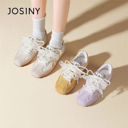 卓诗尼正品德训鞋女款马卡龙色系夏季新款时尚百搭小众鞋子运动鞋