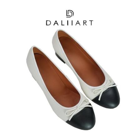 大丽高定 玛丽珍 小香经典拼色羊皮中跟低跟高跟鞋DLSP0190