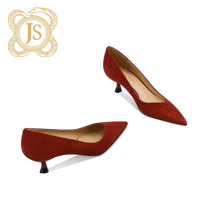  已开价，16Z730-18气质名媛高跟单鞋懒人一脚蹬女鞋百搭细跟尖头主图