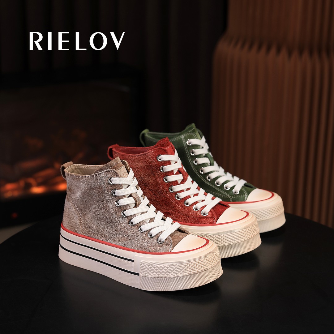 【阿布女鞋 青果高帮】增高5 cm时尚潮流百搭女士时尚休闲鞋512508主图