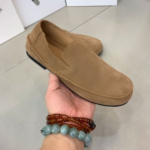 TTRR欧货V3-306时尚平底牛反绒皮休闲透气舒适无感女士瓢鞋主图