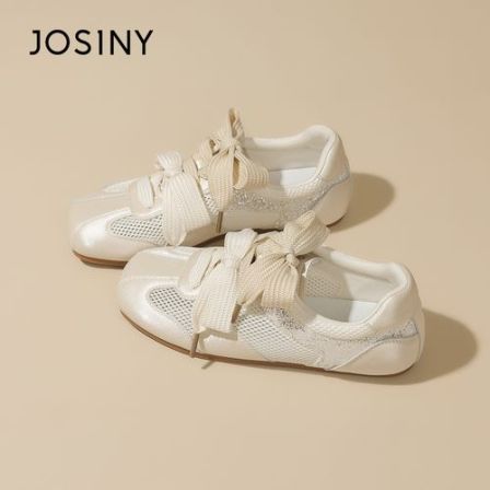 卓诗尼夏季新款系德训鞋网面透气款时尚百搭外穿休闲鞋平底鞋女生