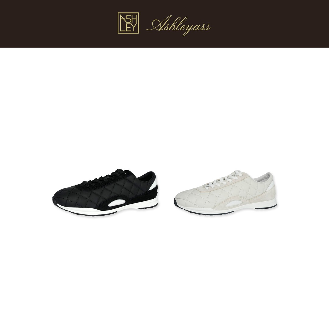 【ASHLEYASS】“经典小香”高丝光牛皮+头层丝绸牛皮休闲鞋ASP2236主图