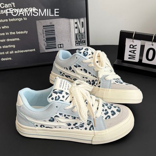 Foamsmile| 新春新品炸街豹纹潮男鞋穿搭痞帅街头版小众原创板鞋主图