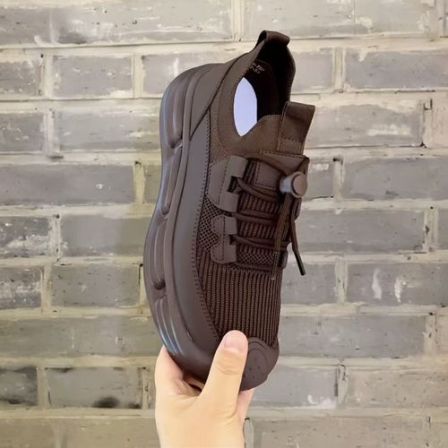 新款高品质男士飞织休闲百搭时尚男鞋